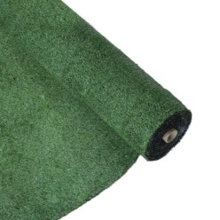 Cesped Artificial 7 mm, Rollo 1x10 mt, Césped Moqueta Para Interior y Exterior, Jardín, Terraza, Balcón, Uso Domestico