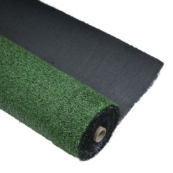 Cesped Artificial 7 mm, Rollo 1x10 mt, Césped Moqueta Para Interior y Exterior, Jardín, Terraza, Balcón, Uso Domestico