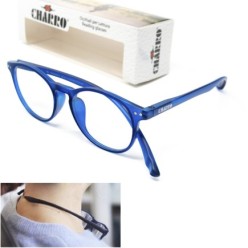 Gafas Lectura Connecticut Color Azul Aumento +1,0 Patillas Para Colgar Del Cuello , Gafas De Vista, Gafas De Aumento