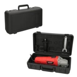 Amoladora Angular 900 Watt, Disco Ø 125 mm, 11,000 R,P,M, Mango 3 Posiciones Eje M14 Protector Disco Ajustable, Anti arranque