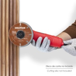 Amoladora Angular 900 Watt, Disco Ø 125 mm, 11,000 R,P,M, Mango 3 Posiciones Eje M14 Protector Disco Ajustable, Anti arranque