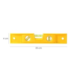 Nivel Burbuja Plastico, Base Magnetica 230 mm,
