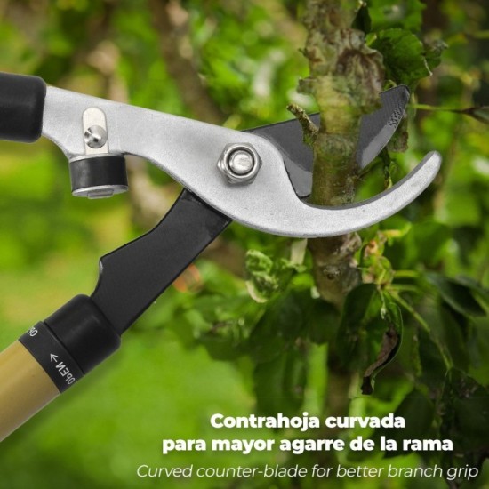 Tijeras Podar Profesional Acero Telescópica 2 Manos al por Mayor | Almacén de Ferretería