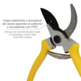 Tijeras Podar 1 Mano Japonesa Akagi T-4S  220 mm, Mangos Aluminio Endurecido, Hoja Recubierta PTFE al por Mayor | Almacén de Fer
