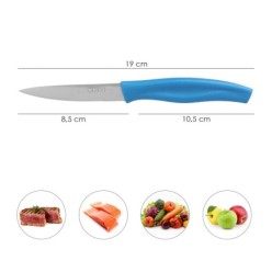 Cuchillo Nuuk Mondador Hoja Acero Inoxidable 9 cm, Azul (1 Unidad)