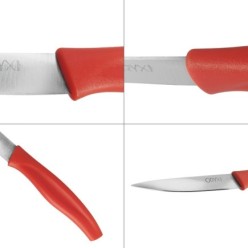 Cuchillo Nuuk Mondador Hoja Acero Inoxidable 9 cm, Rojo (1 Unidad)