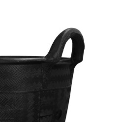 Espuerta Goma Carbonera 30 Litros Con Asas Base y Laterales Reforzado, Espesor 1 cm, Espuerta Obra, Cubo Goma Obra