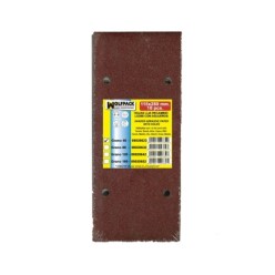 Lija Recambio Con Velcro 115x280 mm, con Agujeros Grano  40 (10 Piezas)