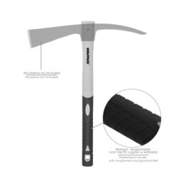 Mango Fibra Vidrio Para Alcotana Ojo Oval 38 cm, Mango Bimaterial Absorve Vibraciones