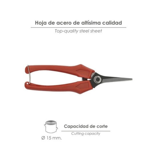 Tijeras Vendimiar Recta  1 Mano  P10/18 cm, al por Mayor | Almacén de Ferretería