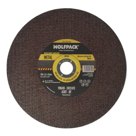 Disco Corte Abrasivo  Metal Ø 300 x Ø 32 mm, Espesor 3,2 mm, Disco Radial / Amoladora Universal Con Todas Las Amoladoras