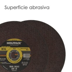 Disco Corte Abrasivo  Metal Ø 300 x Ø 32 mm, Espesor 3,2 mm, Disco Radial / Amoladora Universal Con Todas Las Amoladoras