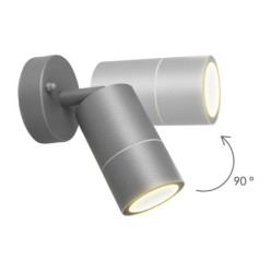 Lampara Aplique Exterior GU10 IP44 Color Antracita Aplique Techo, Luz Jardín, Lámpara Jardín, Luz Exterior, Aplique Jardín