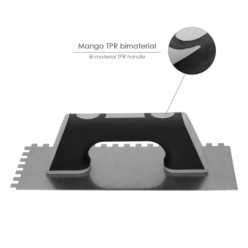 Peine Profesional Mango Polipropileno 280x120 mm, Dientes 8 x 8 mm,