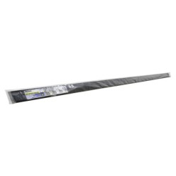 Burlete Para Puertas De Garaje Aluminio Negro Con Cepillo 2,5 m, Cepillo De Puerta, Burlete Garaje, Burlete Cepillo Cochera