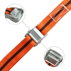 Cinta De Amarre Con Trinquete 5 metros x 38 mm, Trinquete Metalico Automatico, Cincha, Eslinga Mercancia, Correa Sujeción