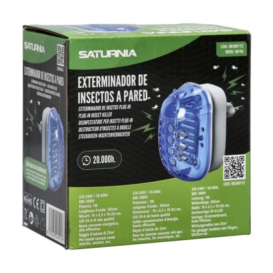 Exterminador De Insectos A Pared 1,5 Watt, al por Mayor | Almacén de Ferretería