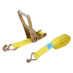 Cinta De Amarre Con Ratchet 9 metros x 50 mm, Trinquete Metalico Automatico, Cincha, Eslinga Mercancia, Correa Sujeción