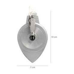 Tiralineas Aluminio Con Cuerda 30 Metros, Tiza Obra, Linea Obra Tiza, Cordel De Trazado,