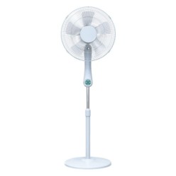 Ventilador Suelo Silencioso Con Mando, Ø 43 cm, Altura 140cm, 55 watt, 55 watt, Ventilador programable, Ventilador oscilante,