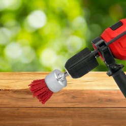 Cepillo Nylon Brocha Ø 25 mm, Cepillo De Lijado Nailon, Cepillo Para Taladro De Nailon, Cepillo De Alambre Abrasivo De Nailon