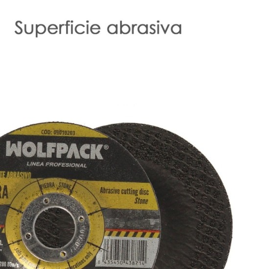 Disco Corte Abrasivo Piedra Ø 115 x Ø 22 mm, Espesor 3,2 mm, Disco Radial / Amoladora Universal Con Todas Las Amoladoras, al por