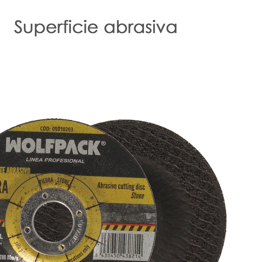 Disco Corte Abrasivo Piedra Ø 115 x Ø 22 mm, Espesor 3,2 mm, Disco Radial / Amoladora Universal Con Todas Las Amoladoras, al por