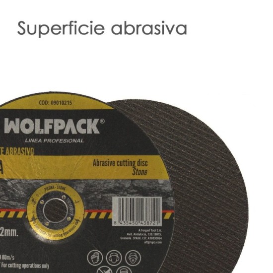 Disco Corte Abrasivo Piedra Ø 230 x Ø 22 mm, Espesor 3,2 mm, Disco Radial / Amoladora Universal Con Todas Las Amoladoras, al por