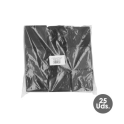 Contera Interior Plastico Cuadrada 100x100 mm, Color Negro, Bolsa 25 Unidades, Contera Mesa, Silla, Muebles, Estanteria