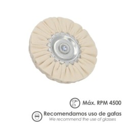 Disco Pulidor De Tela Para Taladro Ø 80mm,