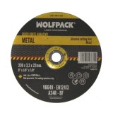 Disco Corte Abrasivo Metal Ø 230 x Ø 22 mm, Espesor 3,2 mm,Disco Radial / Amoladora Universal al por Mayor | Almacén de Ferreter