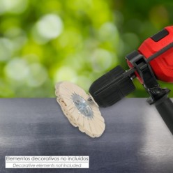 Disco Pulidor De Tela Para Taladro Ø 80mm,