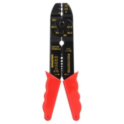 Alicates Crimpar Terminales Con Pelacables 195 mm,