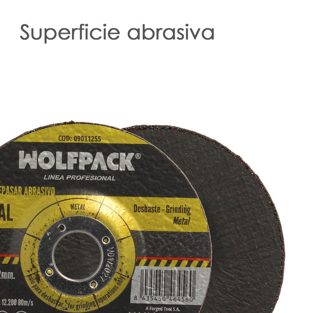 Disco Repasar Abrasivo Ø 125 x Ø 22 mm, Espesor 6,0 mm, Disco Radial / Amoladora Universal Compatible Con Todas Las Amoladoras a