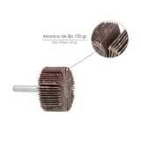 Abanico Lija Grano 120 Medida Ø 40 x 20 mm, Disco Abrasivo Laminas, Ruedas Mil Hojas, Ruedas Abrasivas,Lijado,Desbaste,Pulir al 