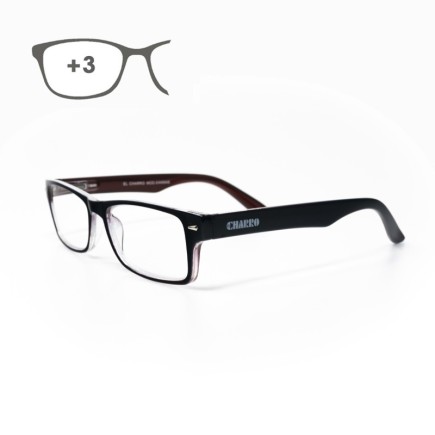 Gafas Lectura Kansas Azul Oscuro / Rojo, Aumento +3,0 Gafas De Vista, Gafas De Aumento, Gafas Visión Borrosa