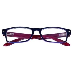 Gafas Lectura Kansas Azul Oscuro / Rojo, Aumento +3,0 Gafas De Vista, Gafas De Aumento, Gafas Visión Borrosa