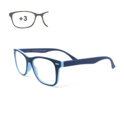 Gafas Lectura Illinois Azules, Aumento +3,0 Gafas De Vista, Gafas De Aumento, Gafas Visión Borrosa