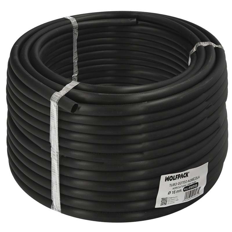 Tuberia De Riego Por Goteo Ø 16 mm, Espesor Tubo 1,2 mm, Uso Agricola 400 Metros