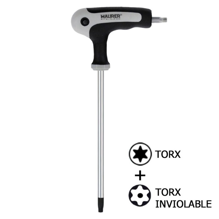 Llave Torx Maurer Con Mango "T" T09 Inviolable al por Mayor | Almacén de Ferretería