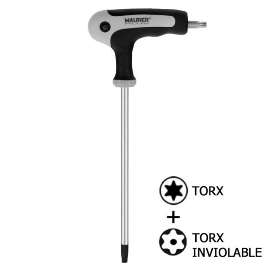 Llave Torx Maurer Con Mango "T" T15 Inviolable al por Mayor | Almacén de Ferretería