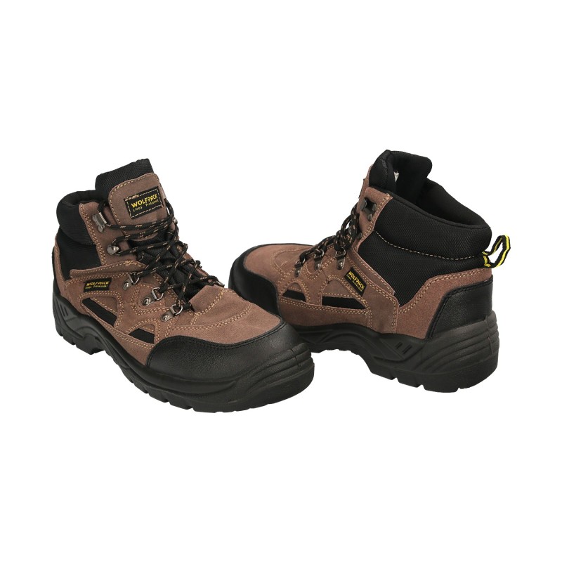 Botas Seguridad "Tiborx" S1P+SR+FO  Talla 41 Puntera Reforzada, Suela Antiperforación Antideslizante, Botas Trabajo Seguridad (P