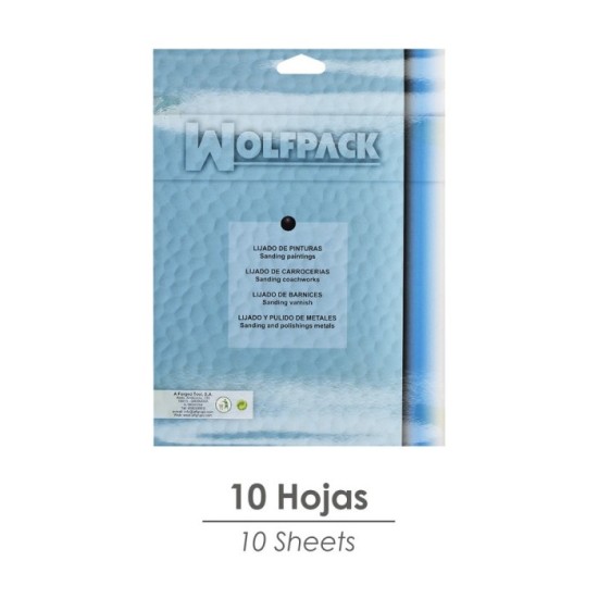 Lija Agua Grano 240 (Pack 10 Pliegos) al por Mayor | Almacén de Ferretería