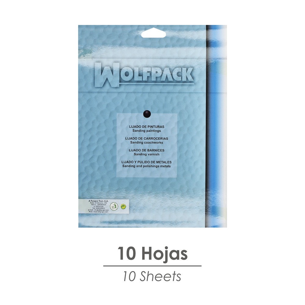 Lija Agua Grano 240 (Pack 10 Pliegos) al por Mayor | Almacén de Ferretería