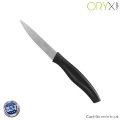 Cuchillo Nuuk Mondador Hoja Acero Inoxidable 9 cm, Negro (1 Unidad)