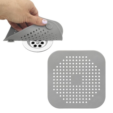 Protector Desagüe Silicona Cocina Baño 145 x 145 mm,