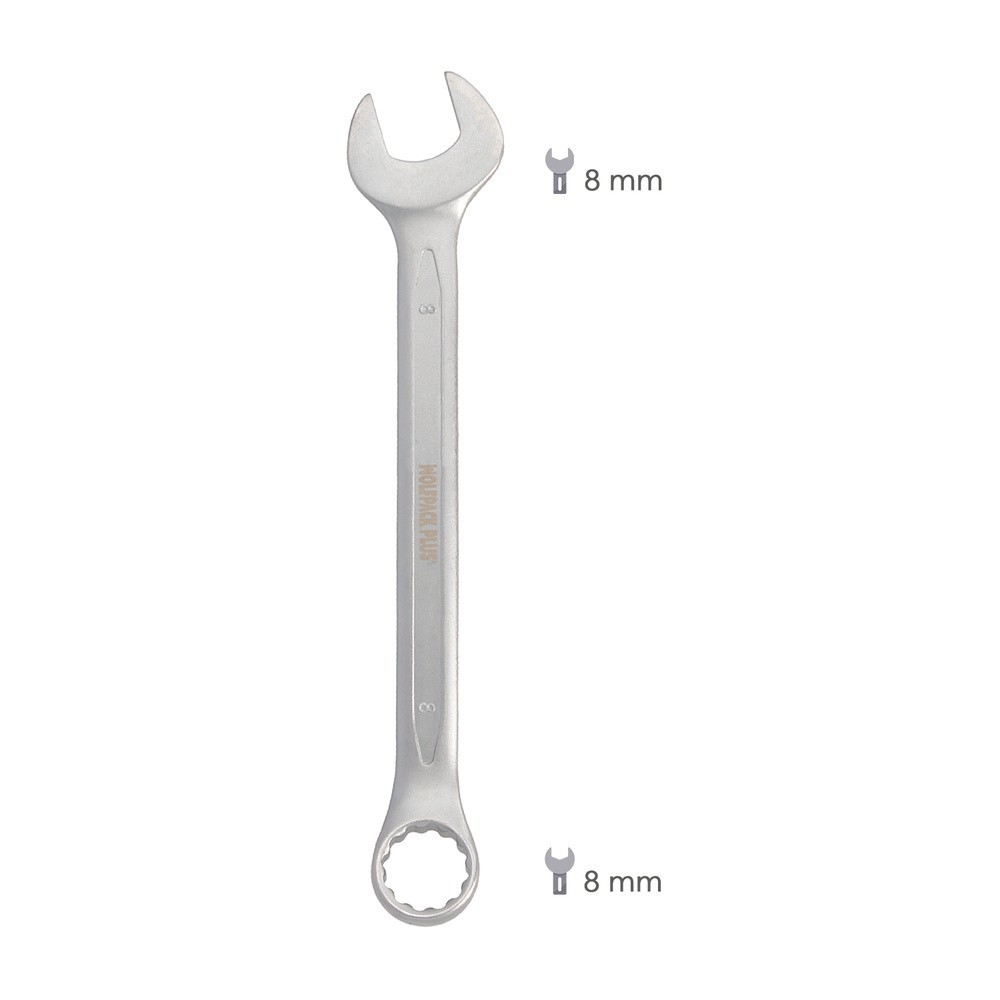 Llave Combinada Plus 8x8 Acero Cromo Vanadio DIN 3113, Llave Doble Boca, Llave Fija, Llave Estrella al por Mayor | Almacén de Fe