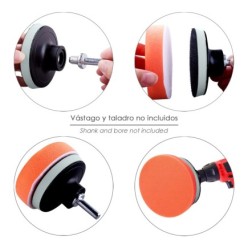 Disco Pulidor Esponja Con Velcro Ø 125mm,