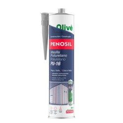 Masilla Poliuretano Gris Cartucho 300 Ml, Sellador Poliuretano, Sellador Cemento, Ladrillo, Cerámica, Metales