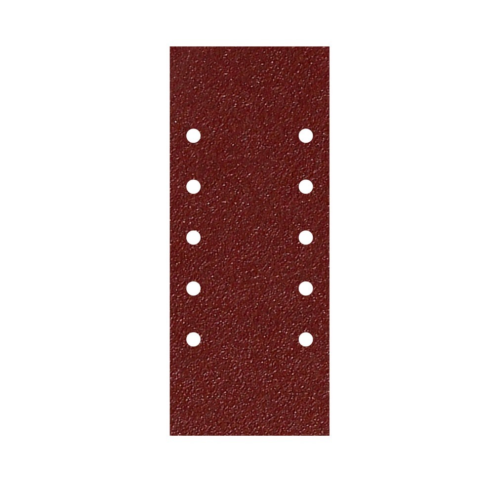 Lija Recambio Con Velcro 115x280 mm, con Agujeros Grano  40 (10 Piezas) al por Mayor | Almacén de Ferretería